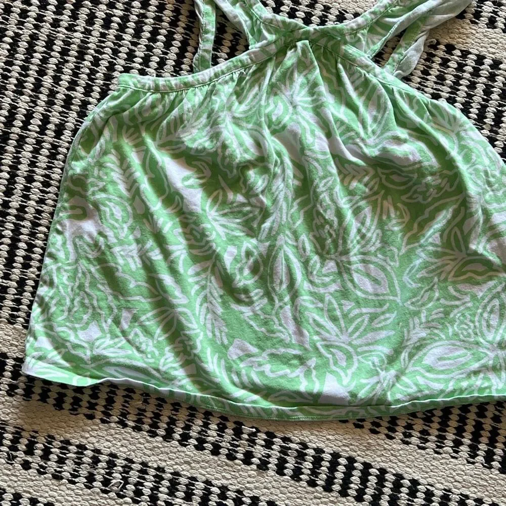 Carters size 8 Green & white girls blouse